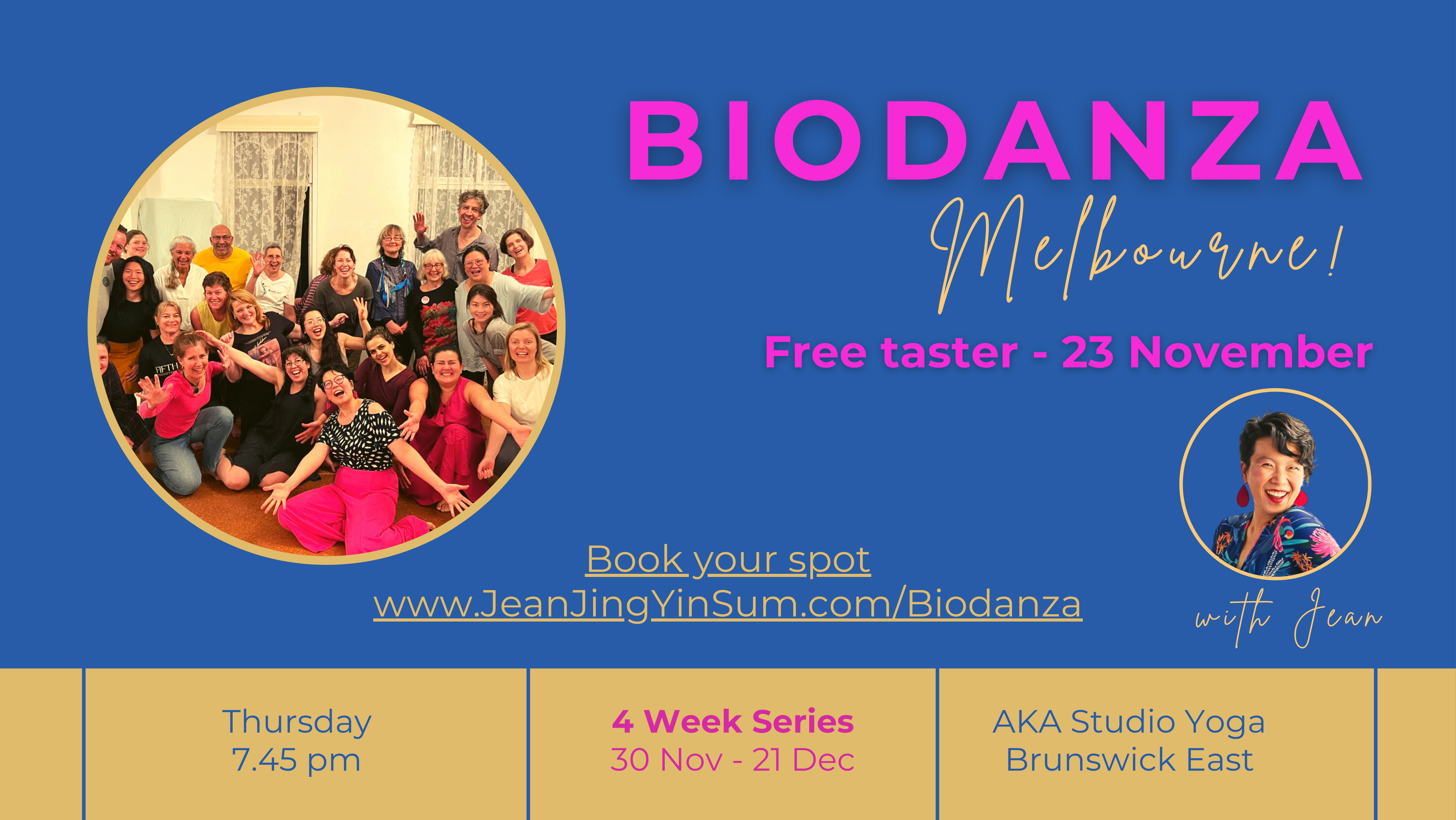 Free Taster in Melbourne - 23 November