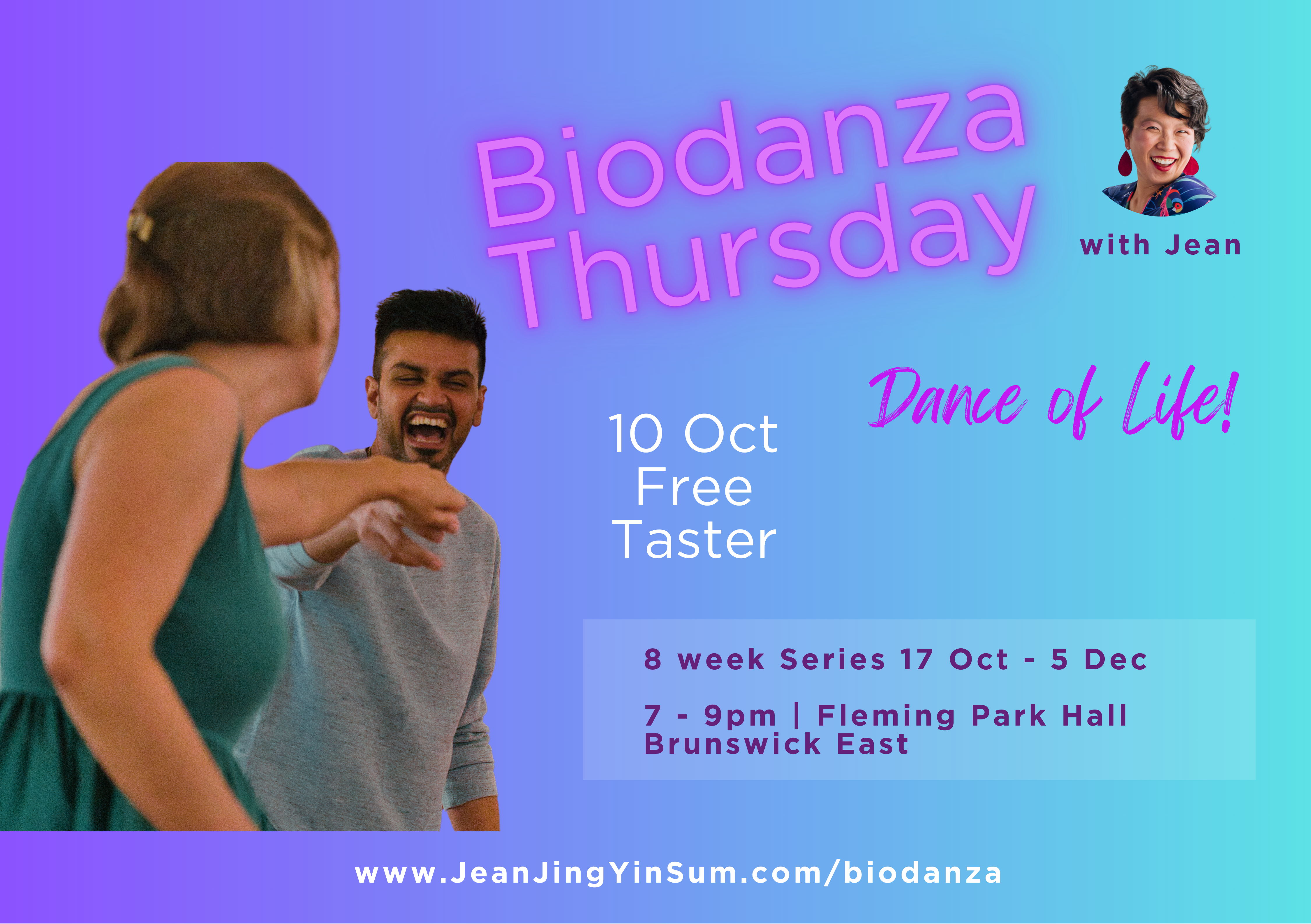 Biodanza Melbourne Free Taster class with Jean, Brunswick East