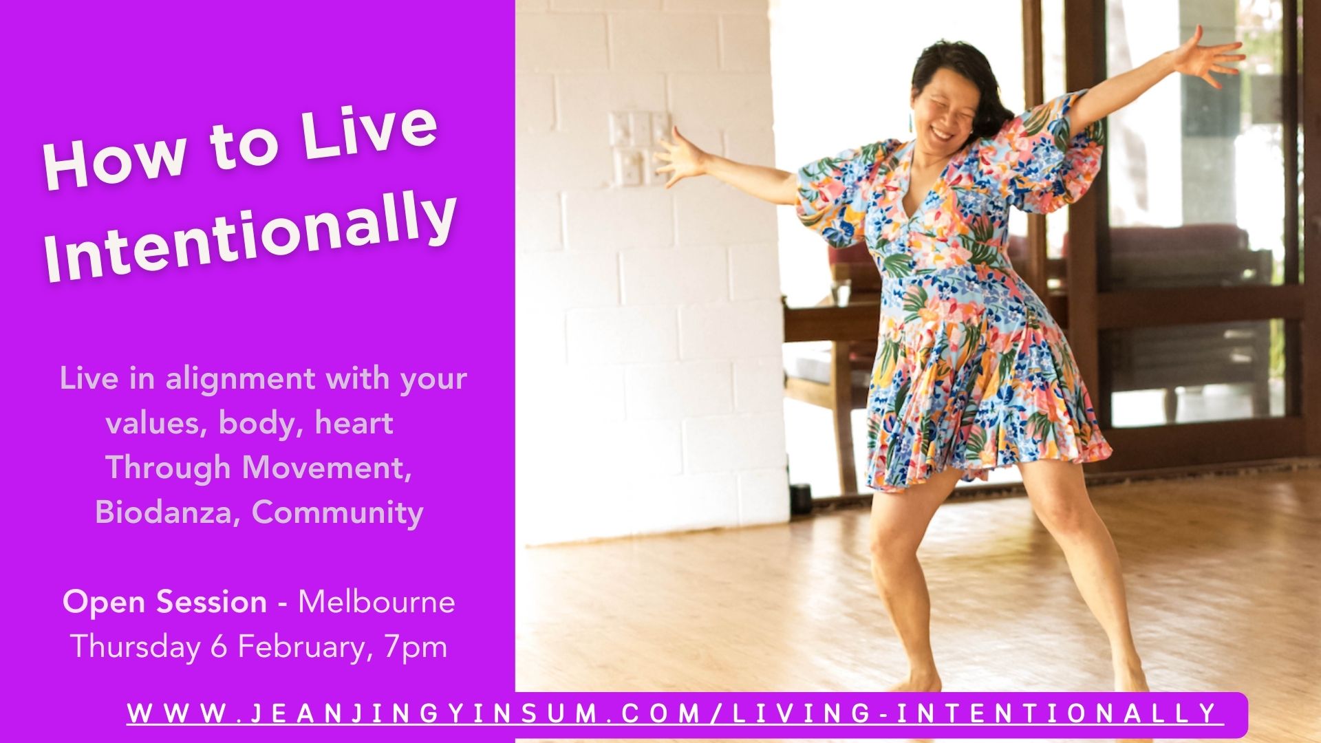 How to live intentionally in alignment with your values, body and heart through Biodanza, movement and somatic practices